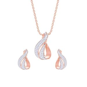 pendant earring chain jewellery set