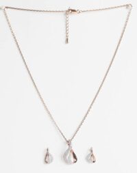 pendant earring chain jewellery set