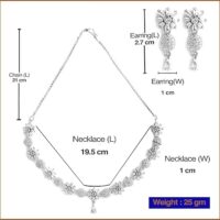 necklace with earring jewellery set, 950